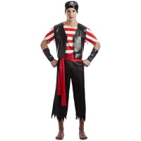 Piratenkostuum met bandana voor mannen