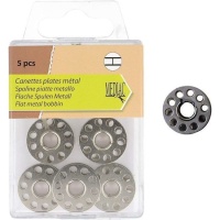 Platte spoelen voor naaimachine - Mediac - 5 stuks