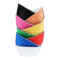 Kleurrijke cupcake vormpjes - PME - 100 stuks