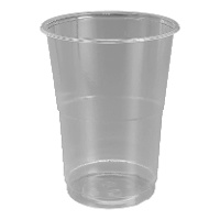 Doorschijnende plastic bekers van 500 ml - 25 stuks