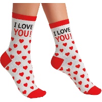 Hartjessokken voor volwassenen - 1 paar