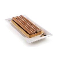 Siliconen Kit Tarte Bamboo van 10,5 x 26,5 cm - Silikomart