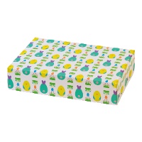 Doos 23,5 x 16 x 5 cm met vrolijke kuikentjes