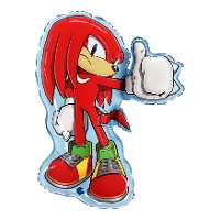 Knuckles ballon van Sonic van 66 cm