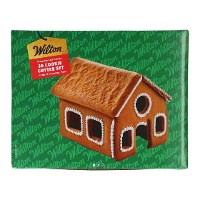 3D Gemberkoekhuis uitstekers - Wilton - 10 stuks