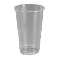 Doorzichtige plastic bekers van 600 ml - 25 stuks
