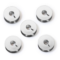 Spoeltjes voor roterende haak 2,12 x 9,2 cm zilverkleurig - Prym - 5 stuks