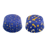 Cupcake capsules met vallende ster - Decora - 36 stuks