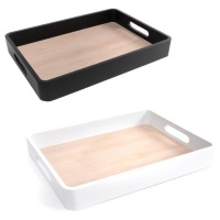 Dienblad met bamboe-effect 40 x 30 cm