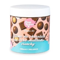 Knapperige gemoute melkchocoladecrème van 300 gr - Pastkolor