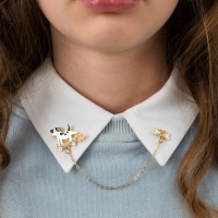 Ketting voor hals van puppy overhemd