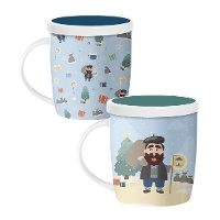 Mok van 350 ml van Olentzero met thee filter - 1 stuk