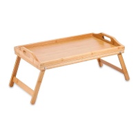 Dienblad van 50 x 30 cm met bamboe poten