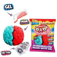 Marshmallowbrein met gel en tattoo - 53 g