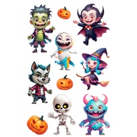 Halloweenpersonage Stickers