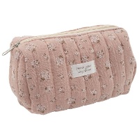 Roze Bloemen Toilettas 18 x 8 x 11 cm
