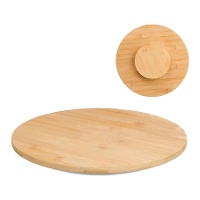 Rond bamboe draaiplateau 50 cm voor hapjes