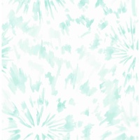 Aqua Tie Dye Jersey Katoenstof - Katia