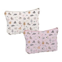 Toilettasje met katten 22 x 15 cm - 1 stuk