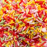 Hagelslag van gekleurde noedels 65 gr - Carmencita