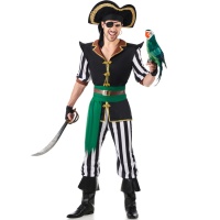 Piratenkostuum papegaai man