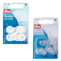 Wasknopen van 1,7 cm - Prym - 16 stuks