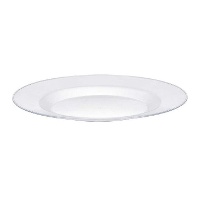 Transparante ronde schaal van 27,5 cm - 1 stuk
