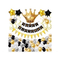 Royal Birthday Ballonset - Monkey Business - 67 stuks