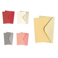Kleine kaart met envelop - 6 stuks