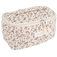 Toilettas met Bloemenprint 20 x 12 x 12 cm