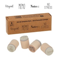 Set stempels voor planners - 4 stuks
