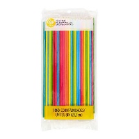 Gekleurde cake pop stokjes van 20 cm - 100 stuks