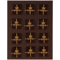 Kerstgeschenk Chocolade Figuren - 6 stuks