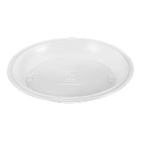 Stevige ronde plastic borden van 17 cm - 10 stuks