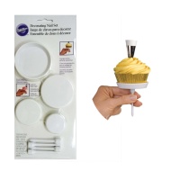 Spijkers voor bloemen en cupcakes - Wilton - 4 stuks