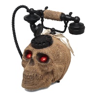 Telefoon met schedelvorm, licht en geluid