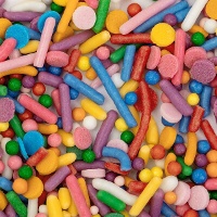 Confetti-sprinkles met staafjes en bolletjes 76 g - PME