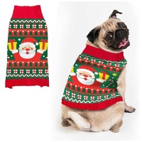 Kersttrui met Santa Ho ho ho voor hond