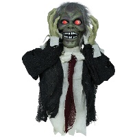 Zombie buste met licht, geluid en beweging van 55 cm