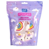 Eenhoornmarshmallows - 12 stuks