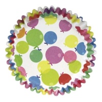 Cupcakevormpjes met ballonnen - PME - 30 stuks