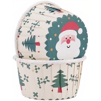 Kerstboompje Cupcake Capsules van 5 cm - 50 Stuks