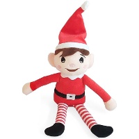 Pluche Rood-Witte Elf van 25 cm