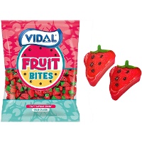 Dropflarden met aardbeiensmaak - Vidal - 1,5 Kg