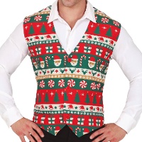 Kerst gilet met zuurstok