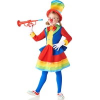Meerkleurig Clowns Kostuum voor Meisjes
