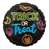 Ronde Trick or Treat ballon van 45 cm - Anagram