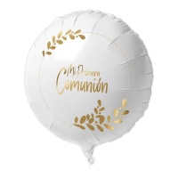 Communieballon Gouden Bladeren 45 cm