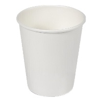 Witte kartonnen bekers - 50 stuks van 200 ml