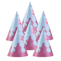 Hoeden van Be a Mermaid - 8 stuks
